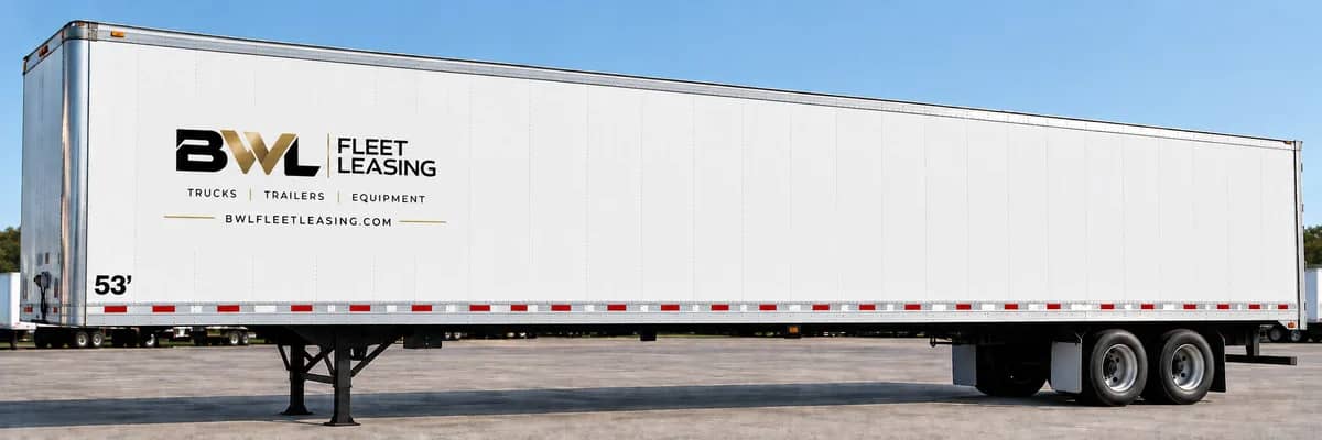 BWL branded 53-foot dry van trailer