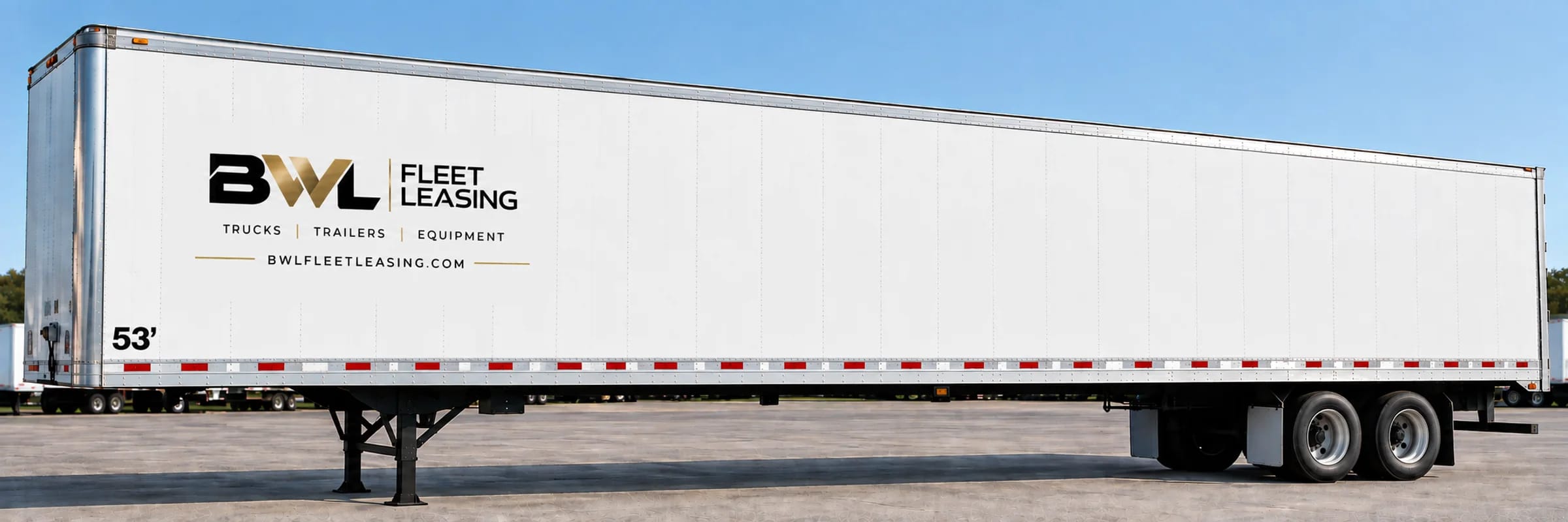 BWL Fleet Leasing 53-foot dry van trailer